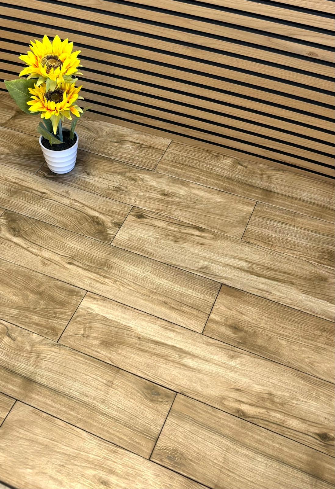 Picasso Vizon Wood Effect Porcelain Tile - 600x150mm Picasso Vizon Wood Effect Porcelain Tile - 600x150mm
