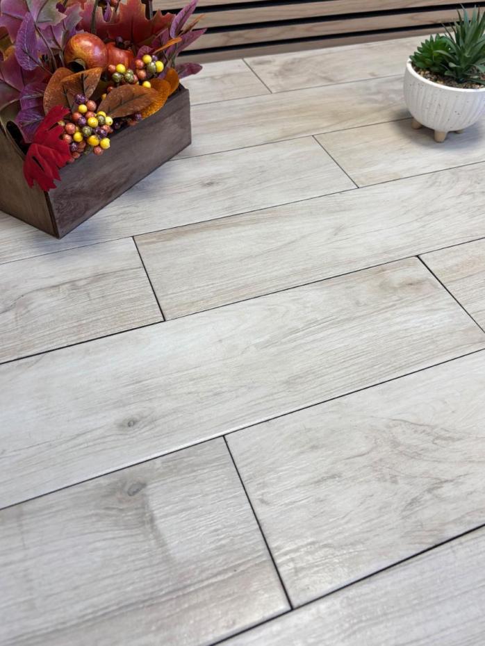 Picasso Maple Wood Effect Tile - 600x150mm