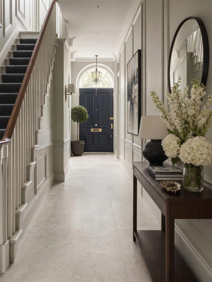 Portland Bone Limestone Effect Porcelain Tile - 600x600mm
