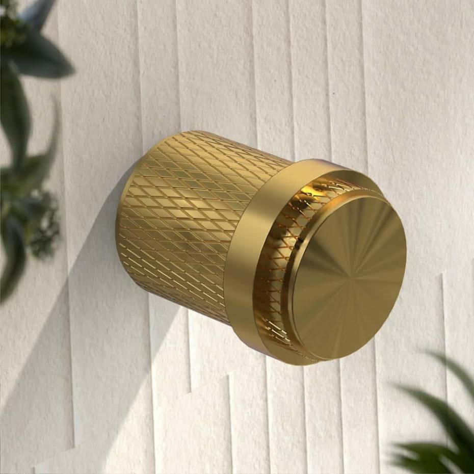 Porto Brushed Gold Door Stopper
