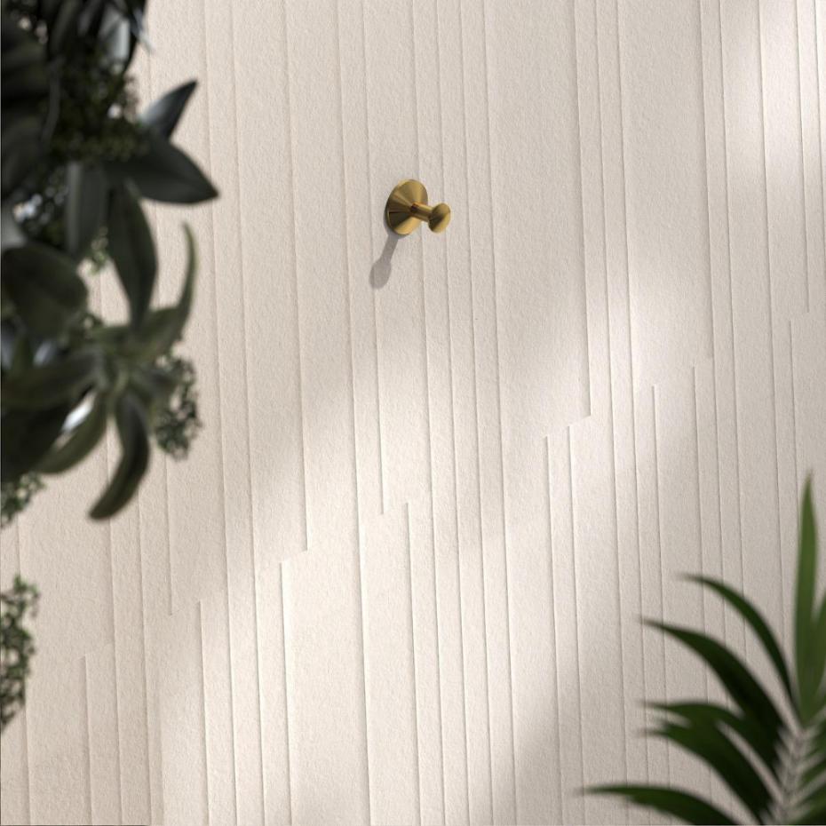 Porto Brushed Gold Robe Hook Single