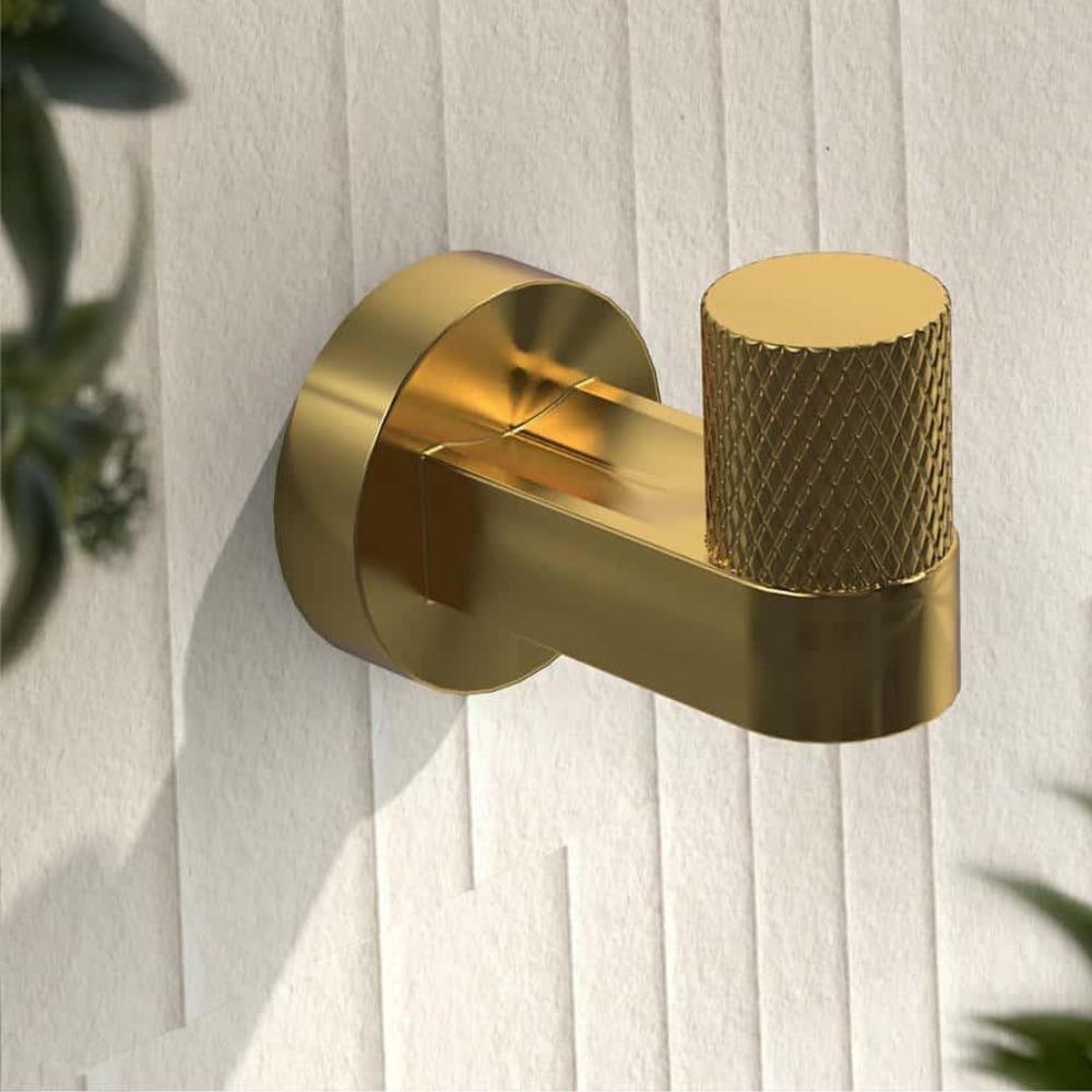 Porto Brushed Gold Robe Hook