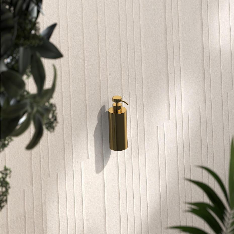 Porto Brushed Gold Soap Dispenser