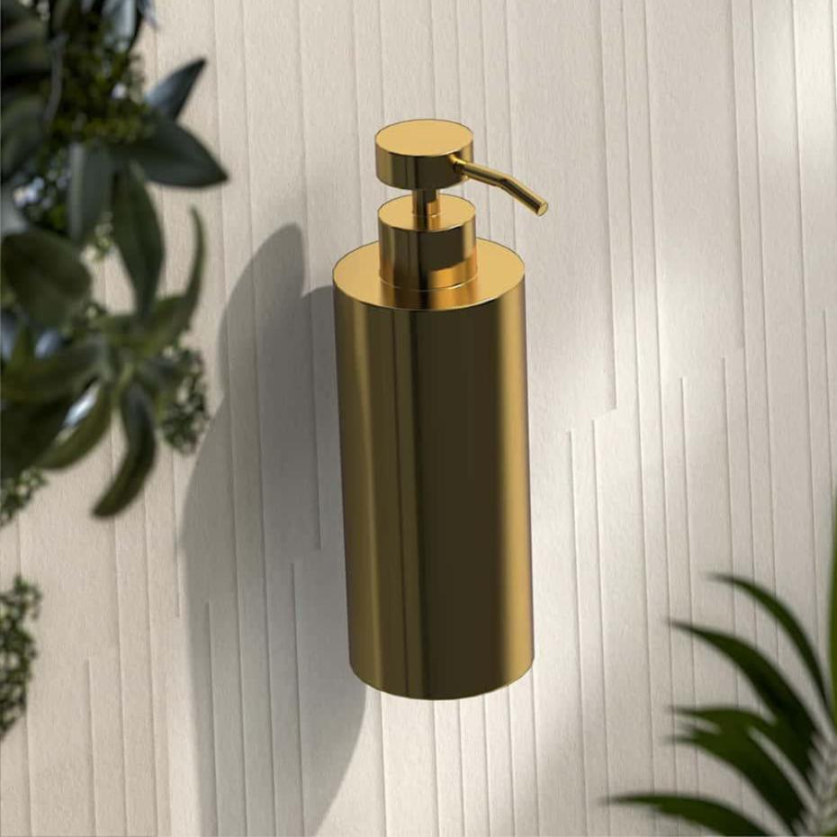 Porto Brushed Gold Soap Dispenser