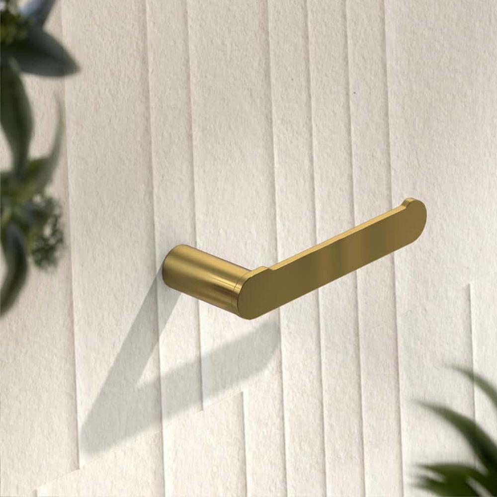 Porto Brushed Gold Toilet Roll Holder