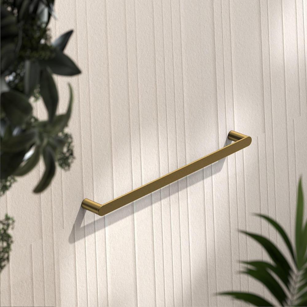 Porto Brushed Gold Towel Bar Rail 600mm