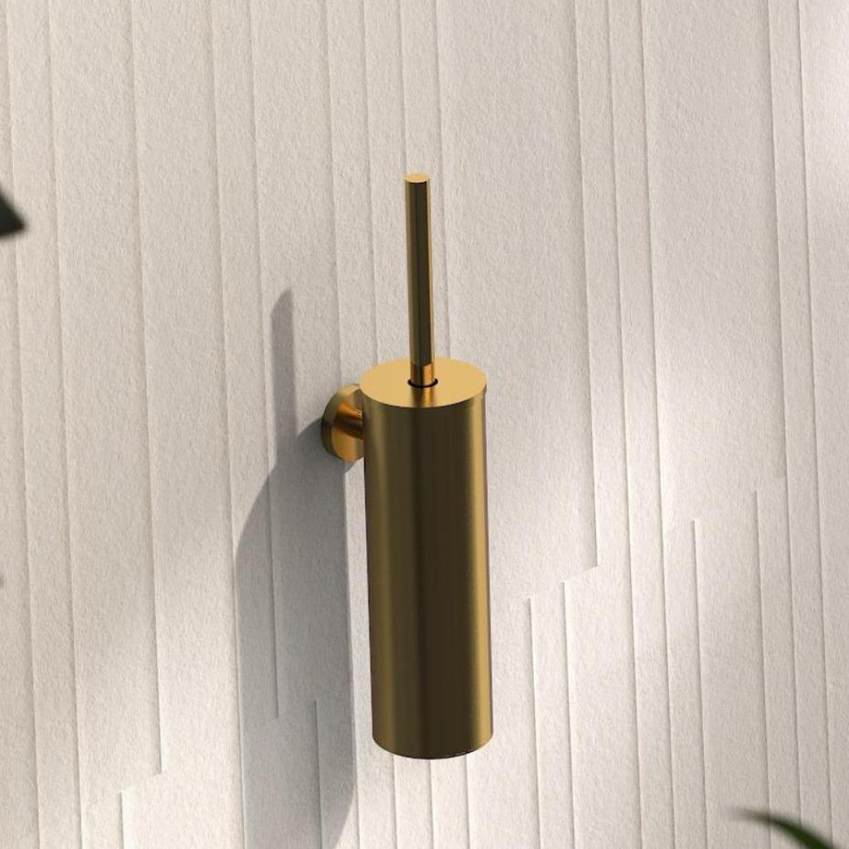 Porto Brushed Gold Bathroom Accessory Pack