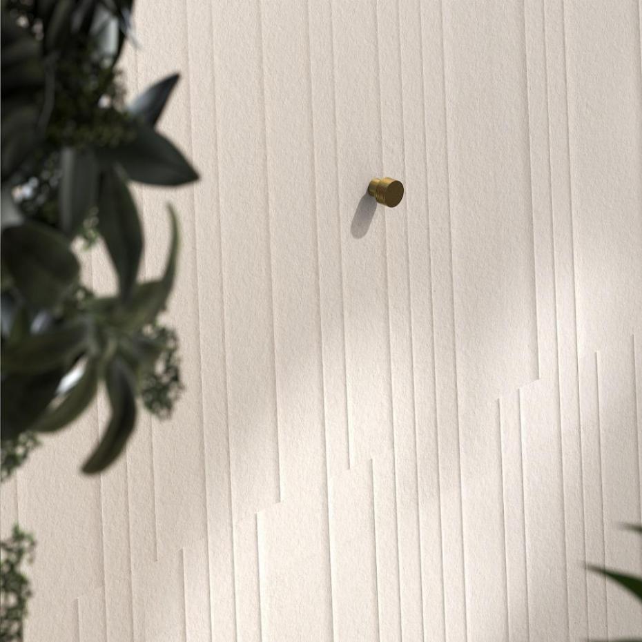 Porto Twister Brushed Gold Cabinet Knob