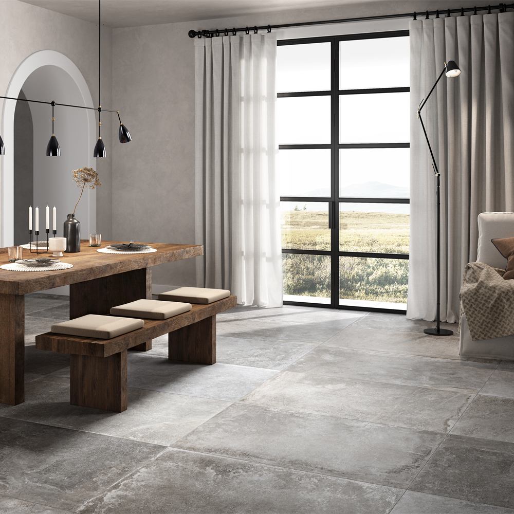 Provence Grey Italian Tile - 1200x600mm