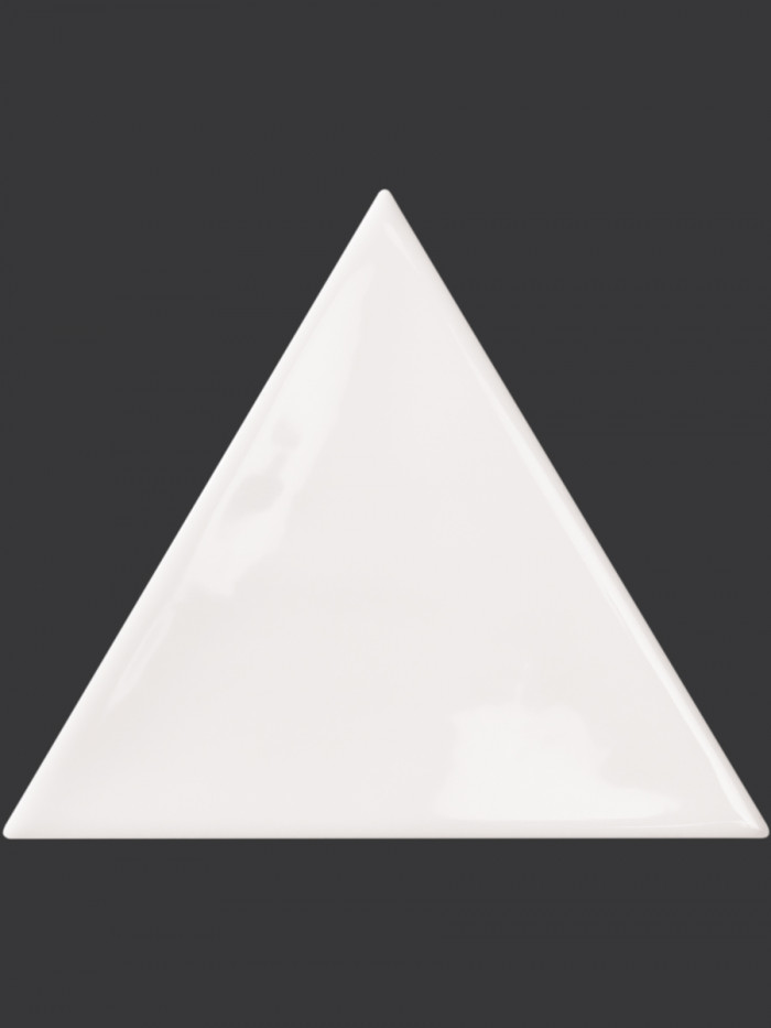 Mayfair White Pyramid Gloss Wall Tiles - 115x130