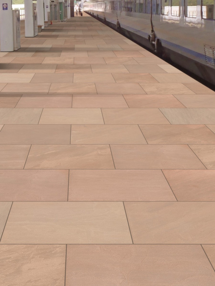 Raj Blend Porcelain Paving Slabs - 900x600x20mm (LAST PACK)