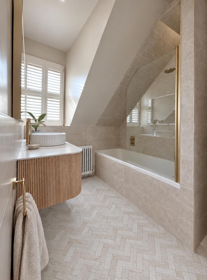 Riviera Brushed &amp; Seasoned Natural Limestone Pavers- 200x50x15mm