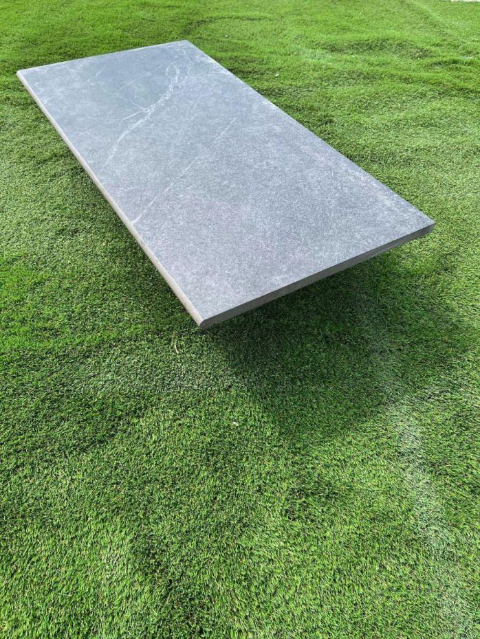 Roca Anthracite Porcelain Bullnose for Steps And Coping- 900x450x20mm