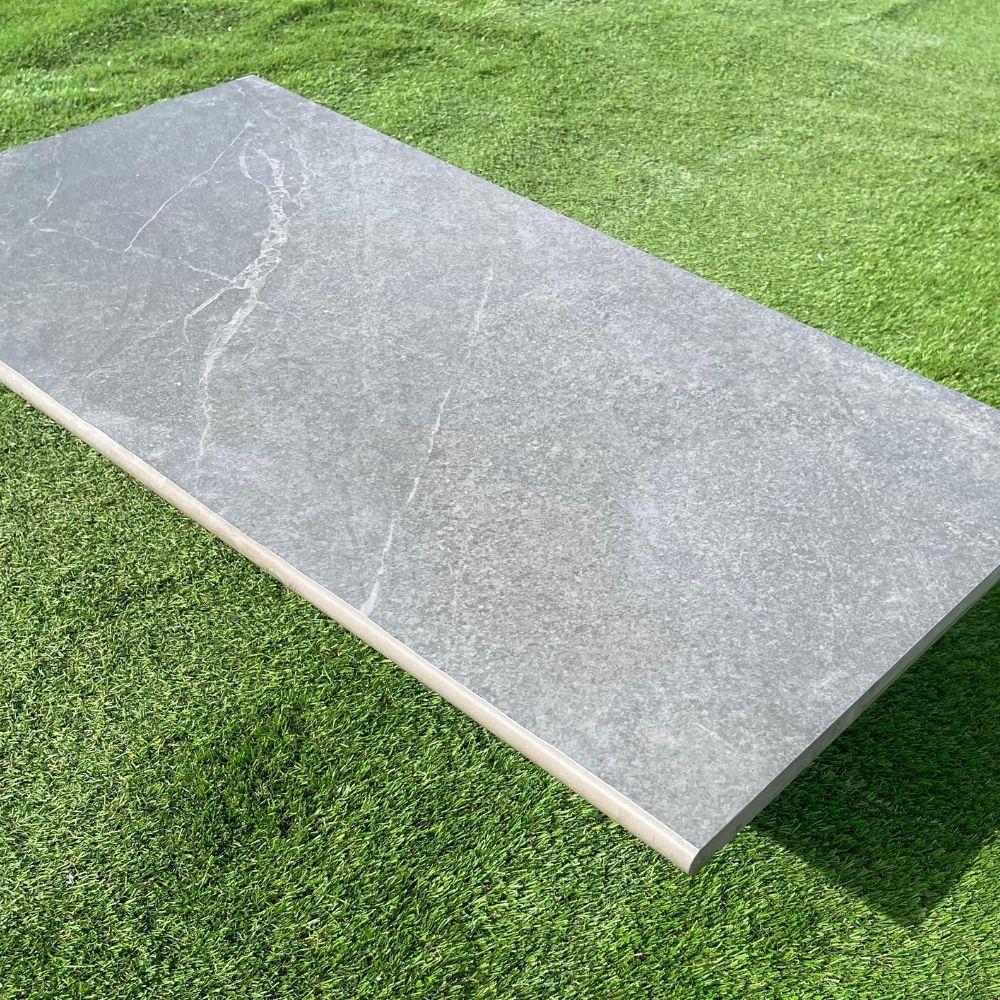 Roca Anthracite Porcelain Bullnose Steps And Coping- 900x450x20mm