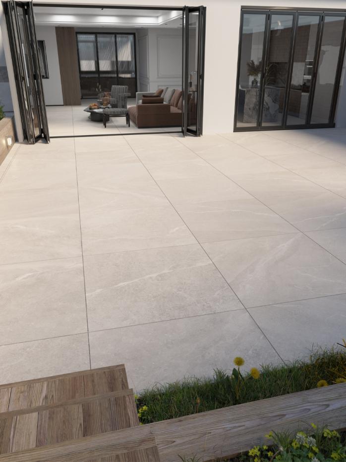 Roca Beige Non Slip Tile - 1000x1000x20mm