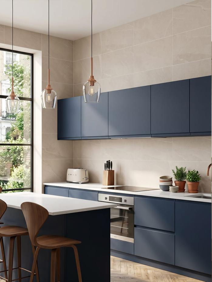 Roca Beige Matt Porcelain Tile - 600x300mm