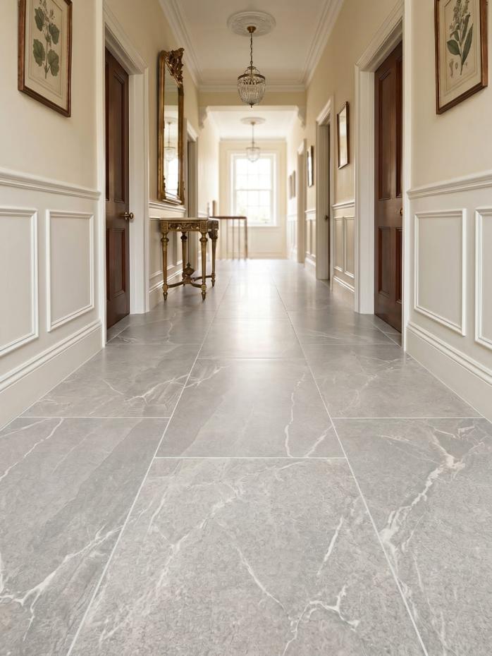 Roca Grey Matt Porcelain Tile - 1200x600mm