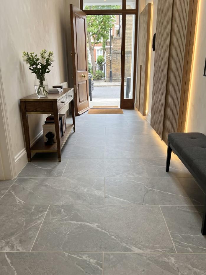 Roca Grey Matt Porcelain Tile - 1200x600mm