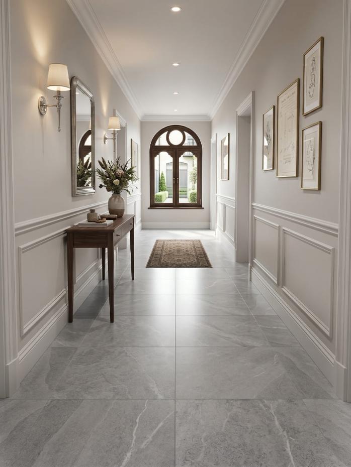 Roca Grey Matt Porcelain Tile - 600x600mm