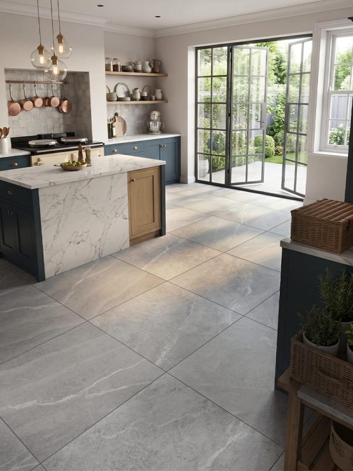 Roca Grey Porcelain Tile - 1000x1000x10mm