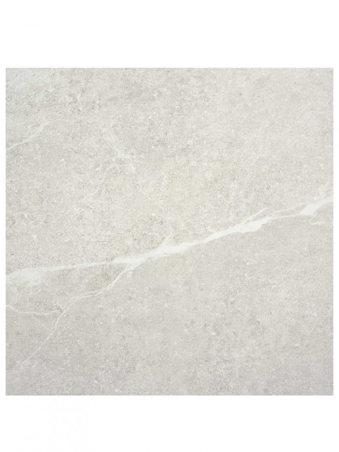Roca White Matt Porcelain Tile - 600x600mm