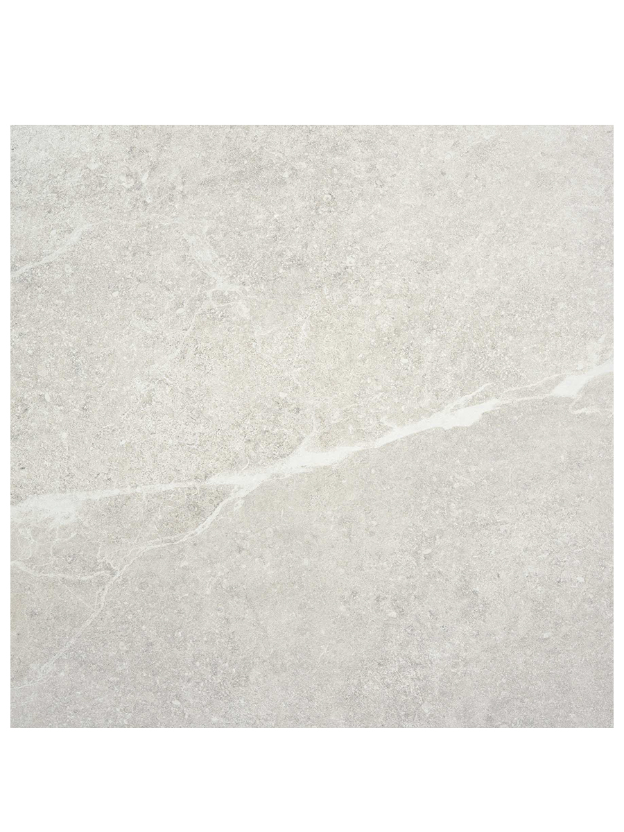 Roca White Matt Porcelain Tile - 600x600mm