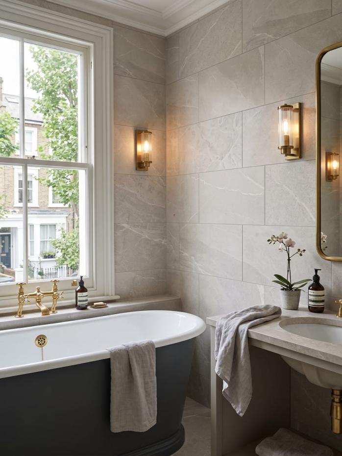 Roca White Matt Porcelain Tile - 600x300mm