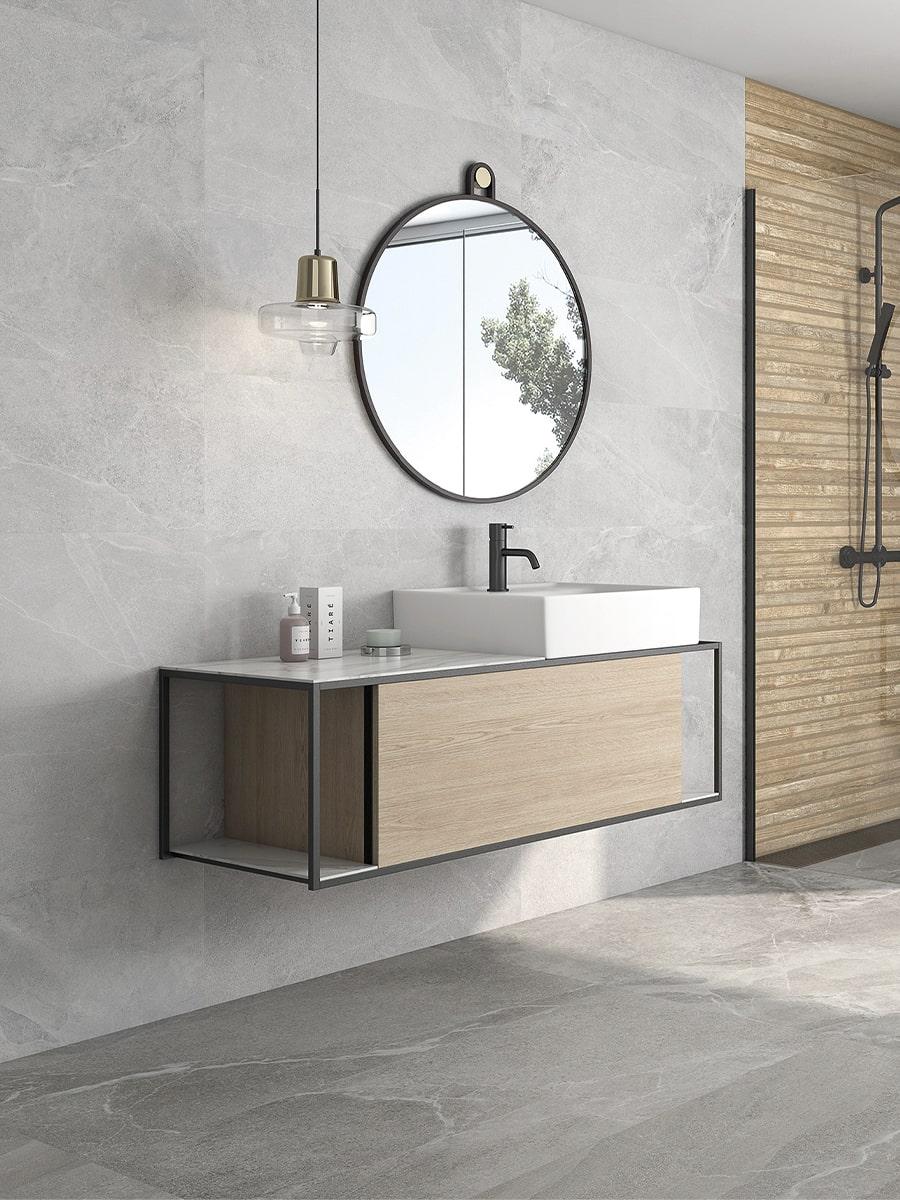 Roca White Porcelain Wall & Floor Tile - 450x450mm