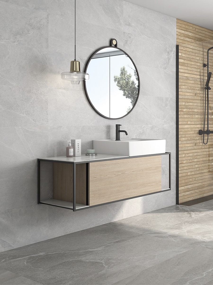 Roca White Matt Porcelain Tile - 600x300mm