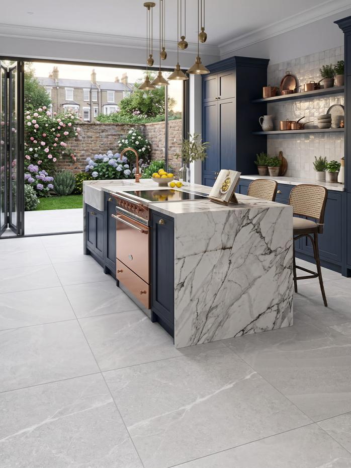 Roca White Matt Porcelain Tile - 600x600mm
