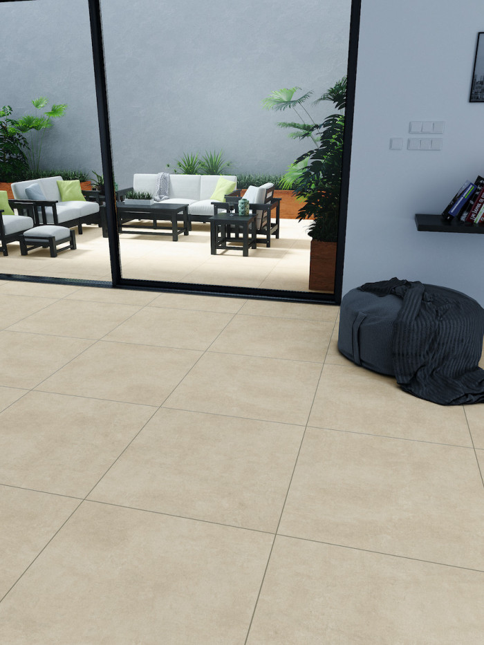 Rohe Cream Porcelain Tile - 1000x1000mm (Last Pack)