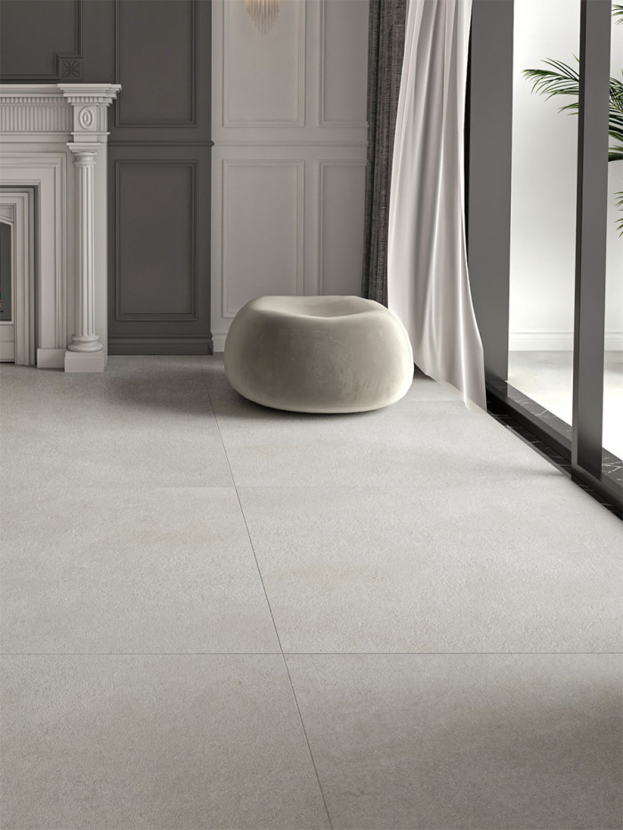 Rohe Snow Porcelain Tile - 1000x1000mm