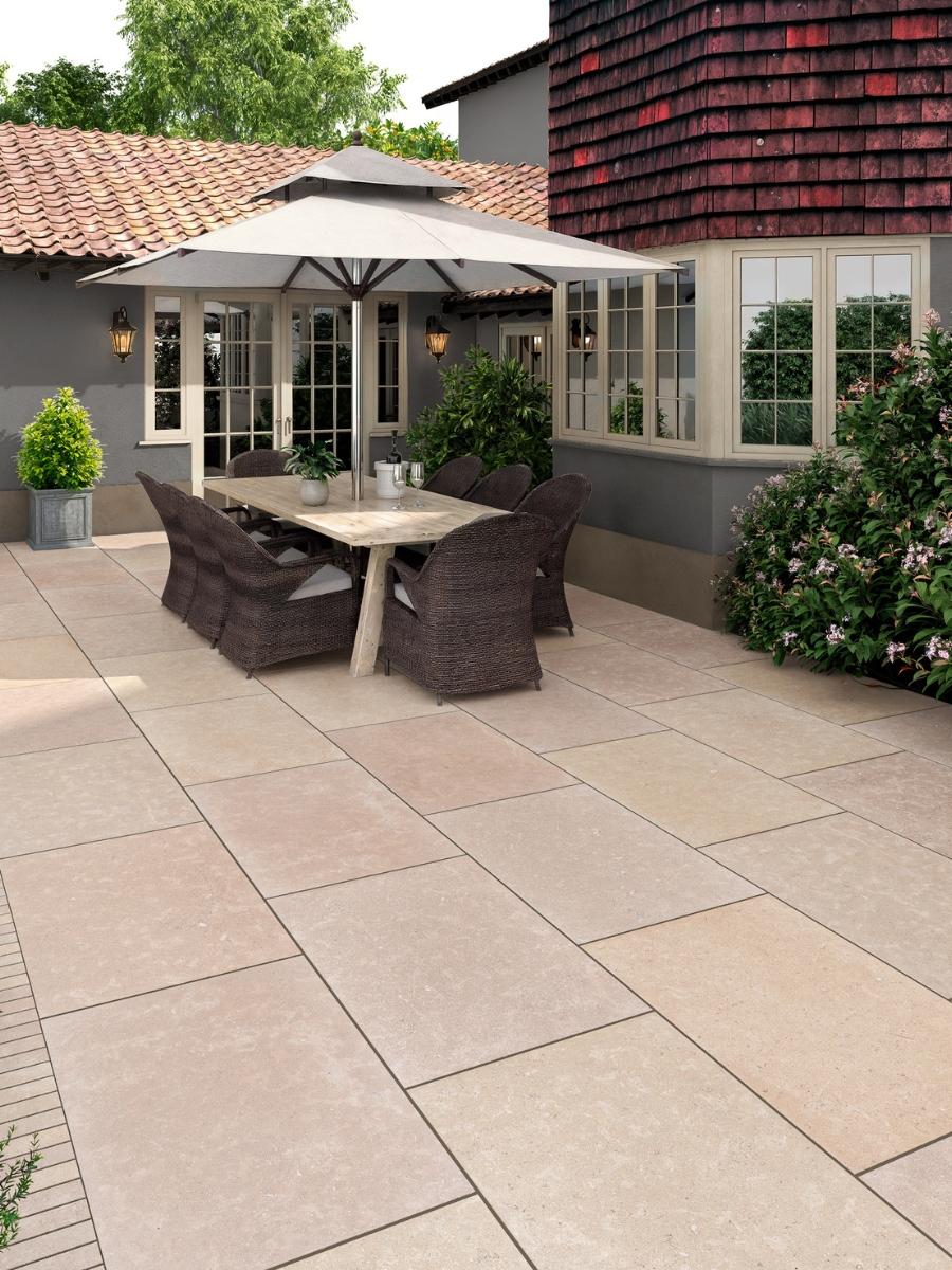 Royal Dijon Porcelain Paving Slabs - 900x600x20mm Royal Dijon Porcelain Paving Slabs - 900x600x20mm