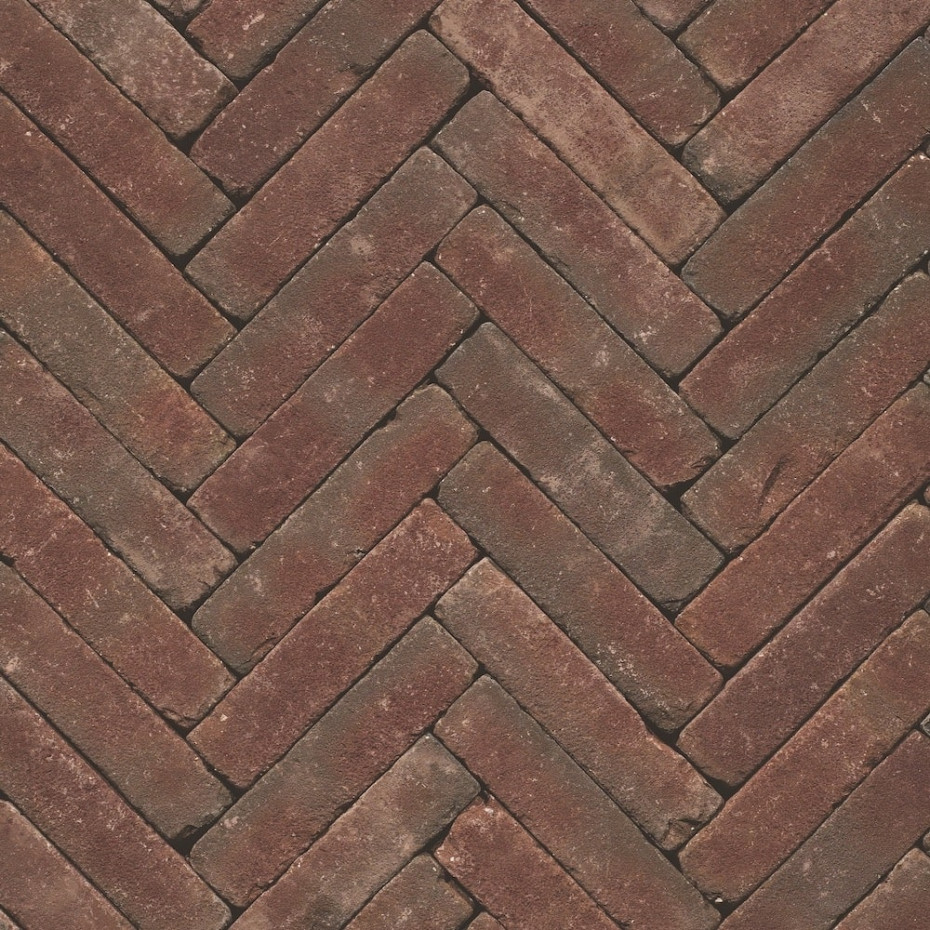 Ruston Tumbled Clay Pavers - 200x50x60mm