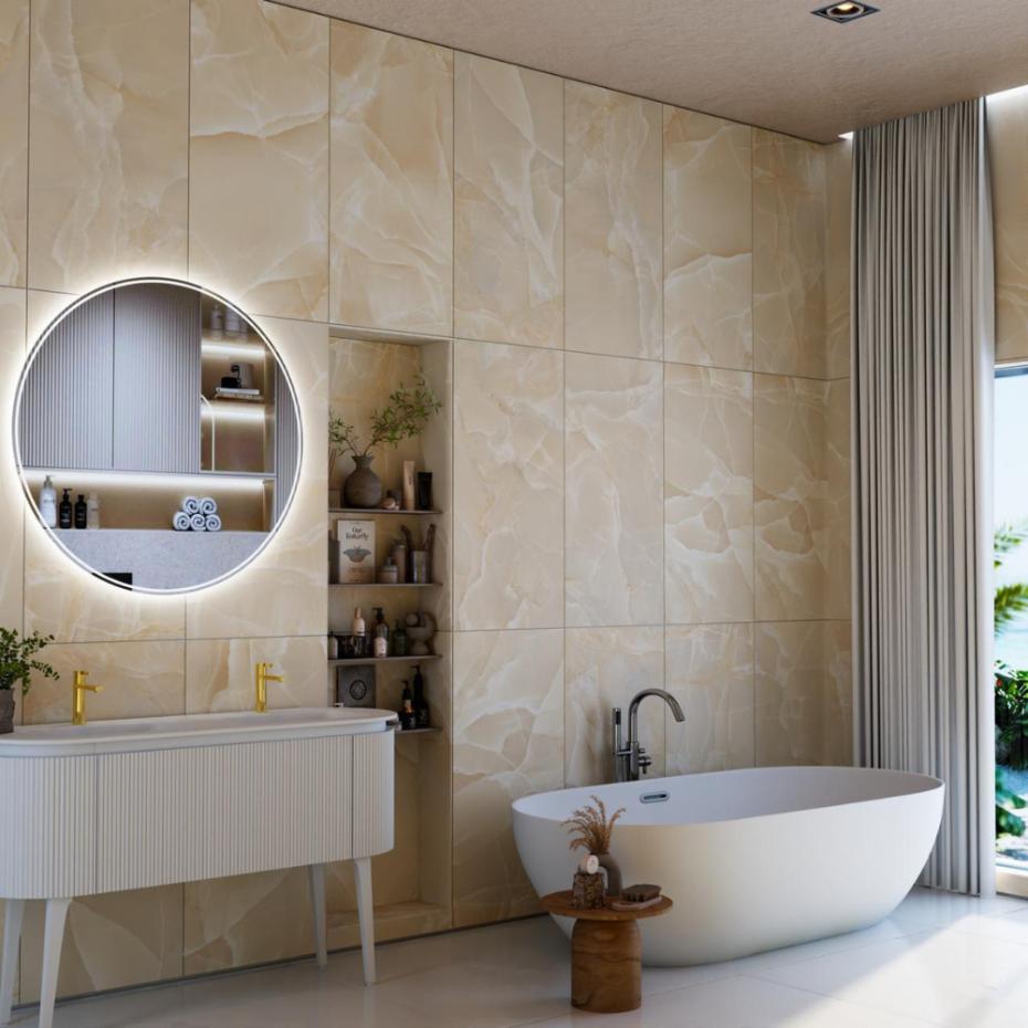 Sable Onyx Non Slip Porcelain Tiles - 1200x600mm