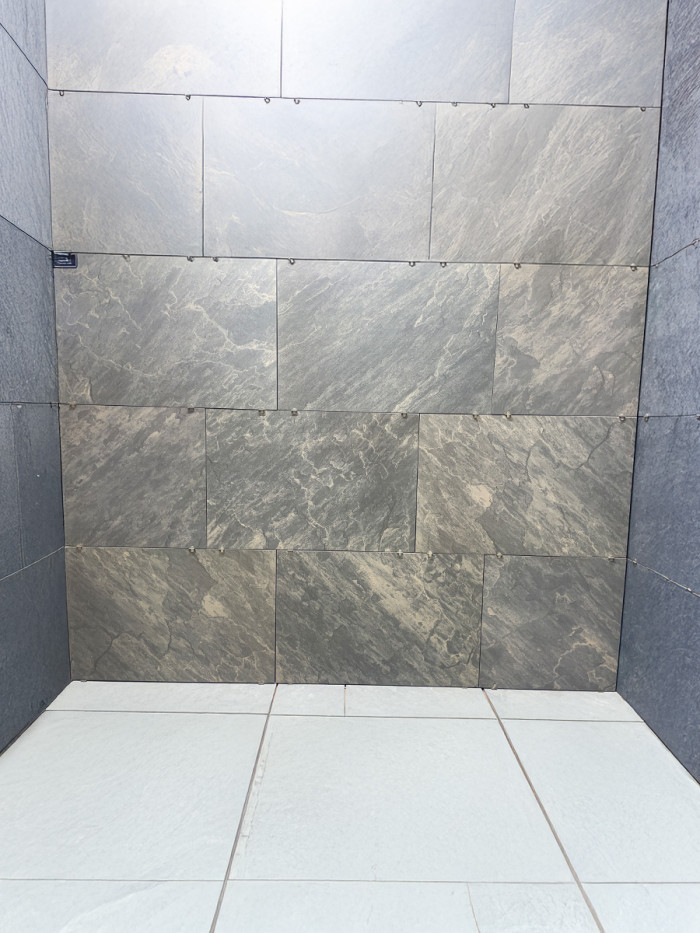 Sagar Black Outdoor Porcelain Paving Slabs - 900x600x20mm