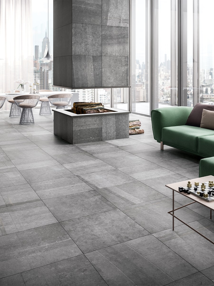 Scie Grey Italian Tile - 600x600x9mm