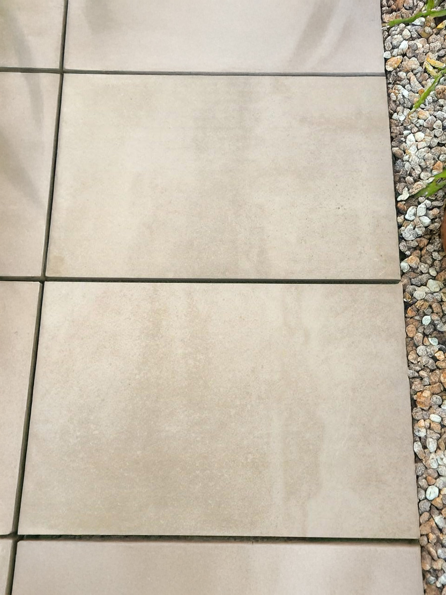 Sahara Beige Outdoor Porcelain Paving Slabs - 900x600x20mm