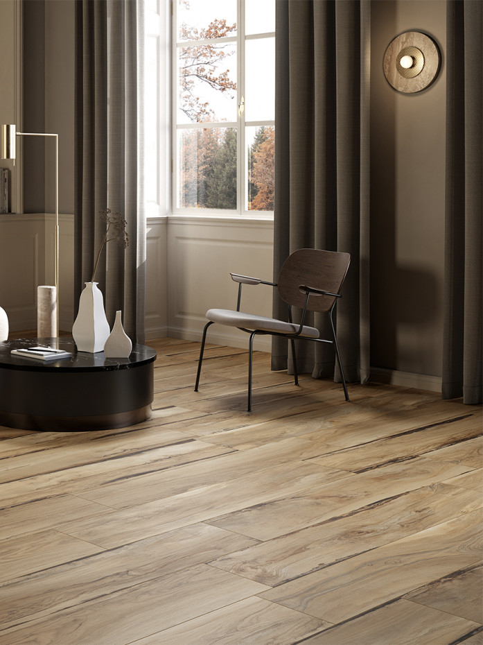 Sherwood Oak Italian Extra Long Wood Effect Tile - 1500x240mm