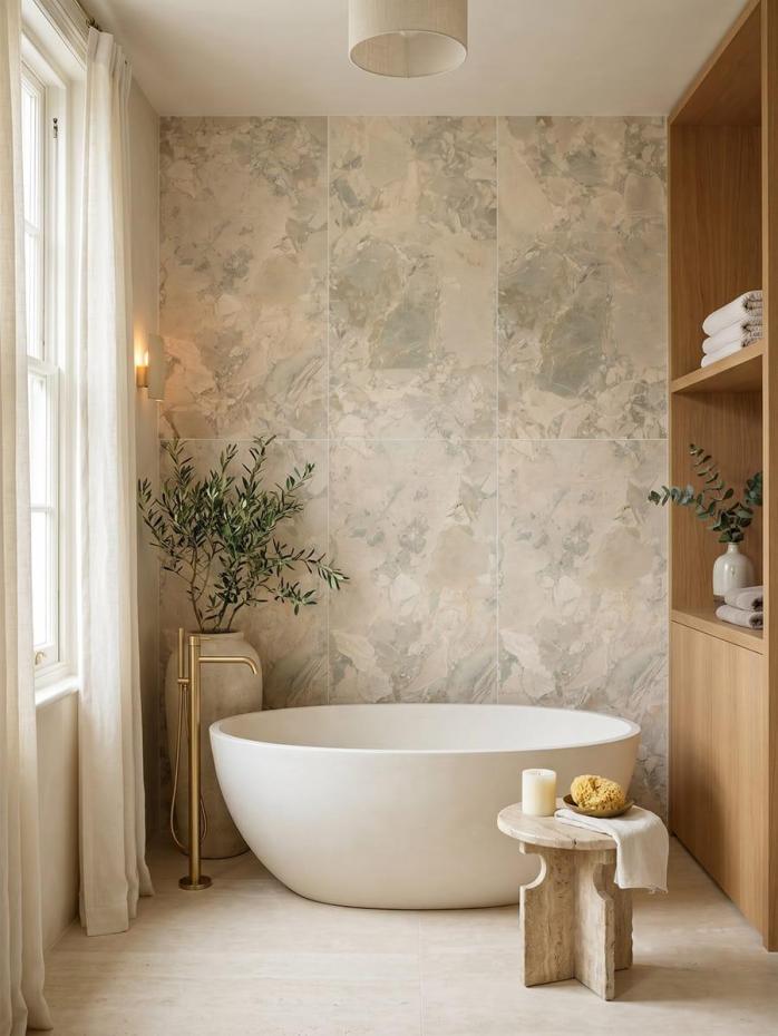 Sicily Flora Italian Porcelain Tile - 1200x600mm