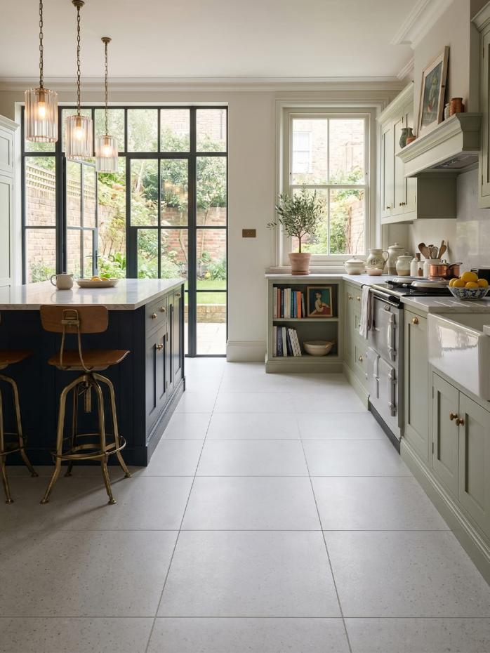 Silver Chalk Matt Protect Porcelain Tile - 600x600mm