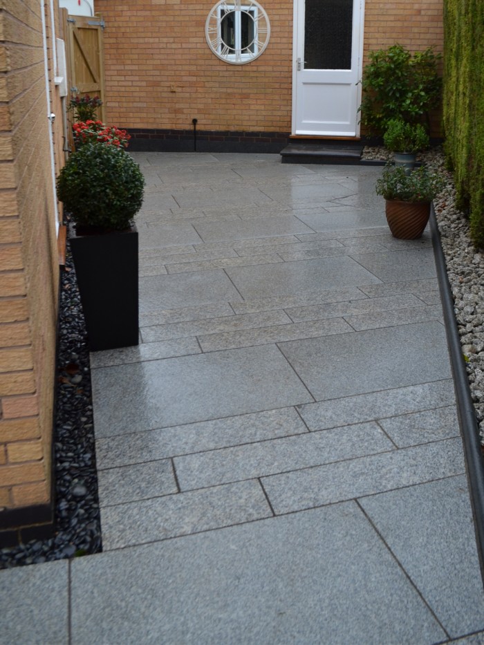 Light Grey Granite Paving Slabs Silver Grey Granite Paving Slabs 