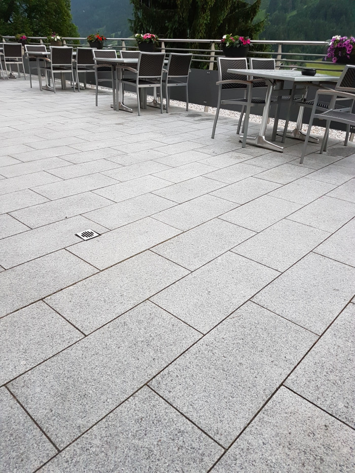 Silver Grey Granite Paving | Light Grey Granite Paving Slabs