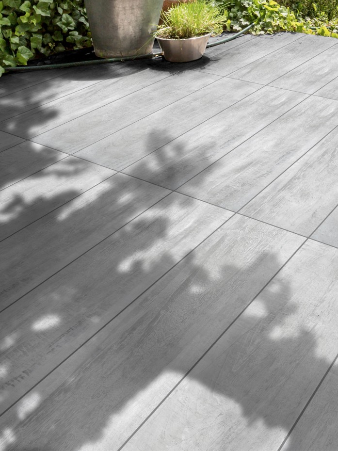 Wood Effect Floor Tiles, Grey Wood Effect Outdoor Porcelain Floor Tiles