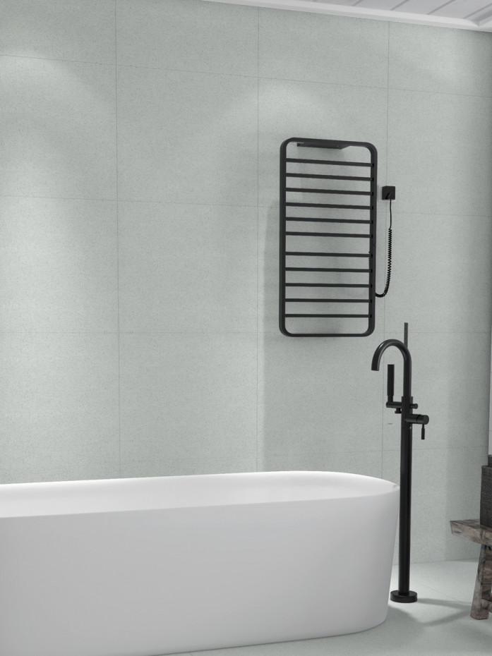 Silver Chalk Matt Protect Porcelain Tile - 600x600mm