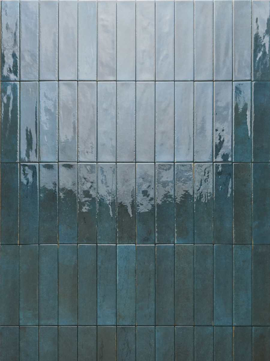 Soho Blu Luxury Italian Gloss Wall Tile - 60x250(mm)