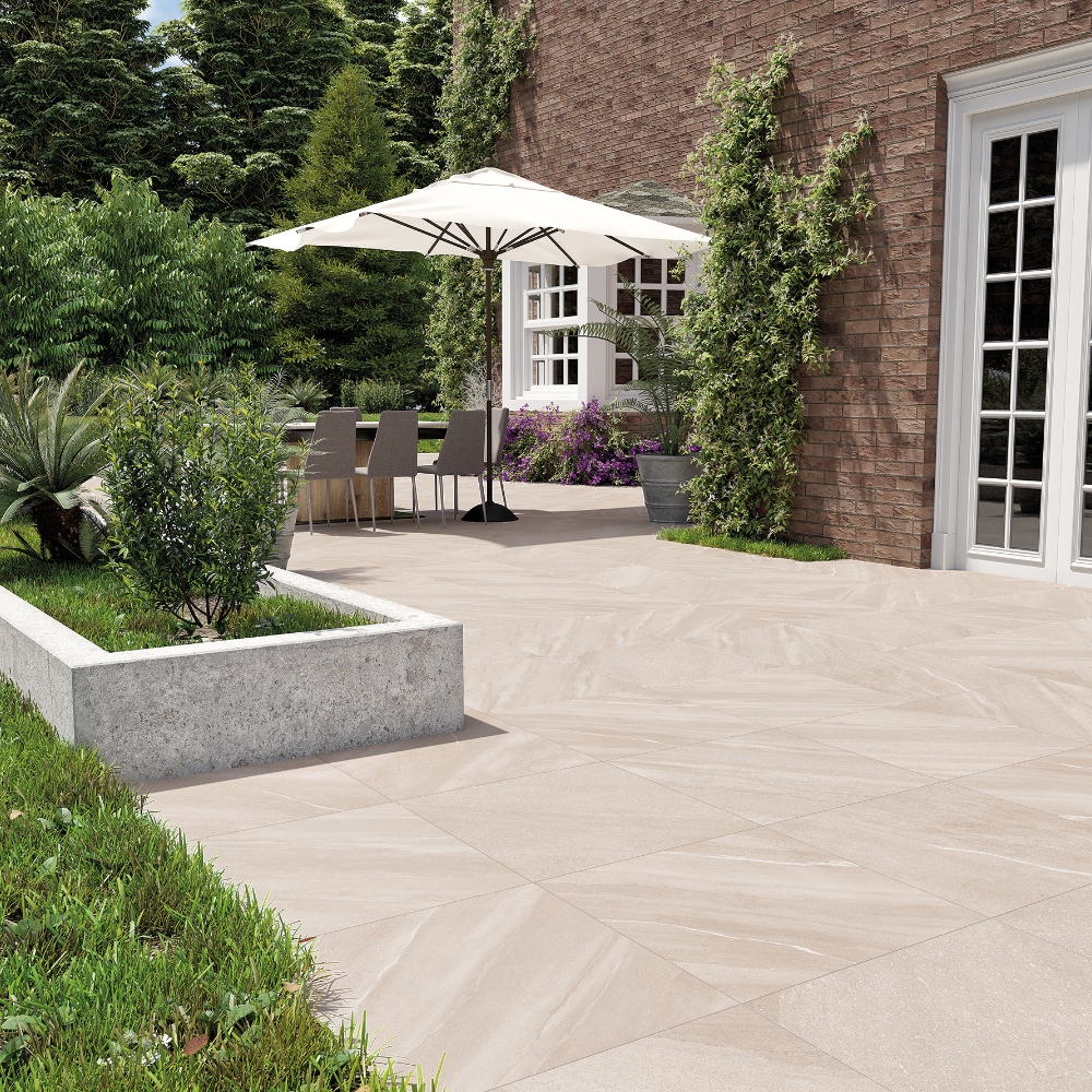 Sorano Crema Outdoor Porcelain - 900x600x20mm