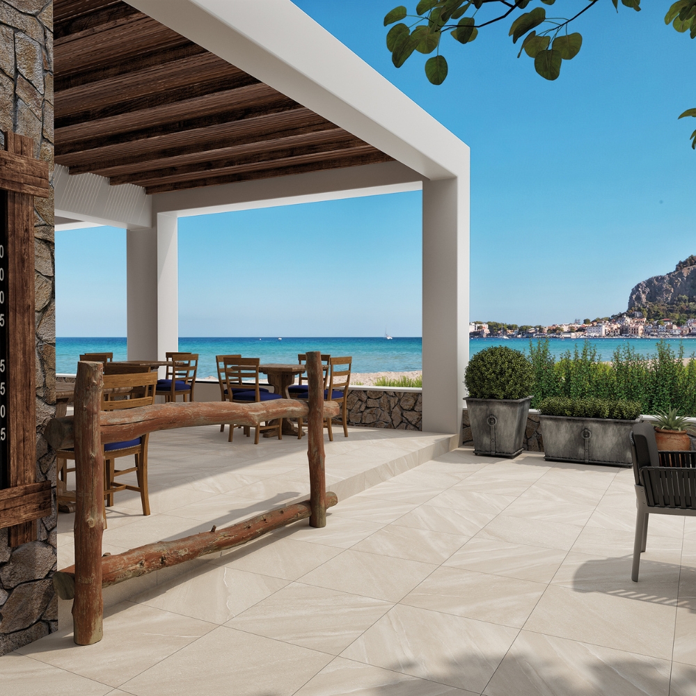 Sorano Crema Outdoor Porcelain - 900x600x20mm