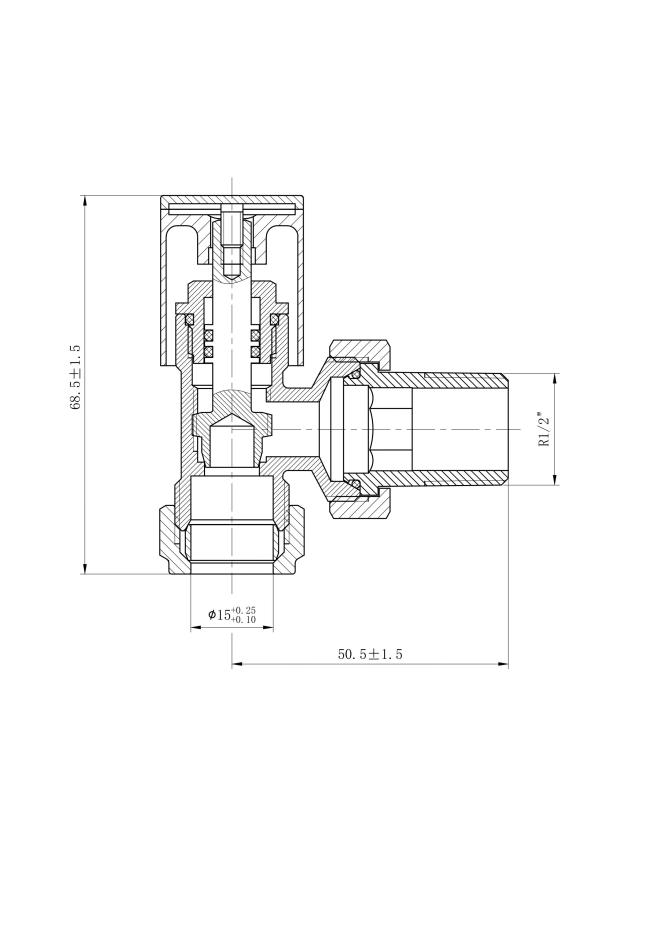 Anthracite Angled Radiator Valves (Pair) - 15mm