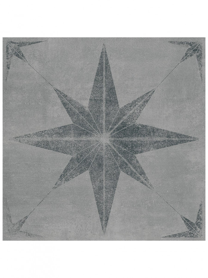 Talisman Star Decor Outdoor Porcelain Paving Tiles - 610x610mm